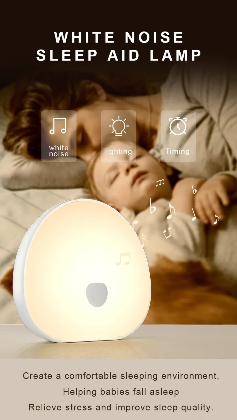 Nuvelax Lámpara de Noche con Sonidos Relajantes