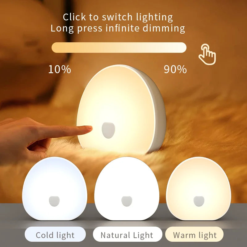 Mini Night Light with White Noise, 10 Soothing Sounds, 15/30min Timer, Colorful Lighting, Portable Night Light as Christmas Gift